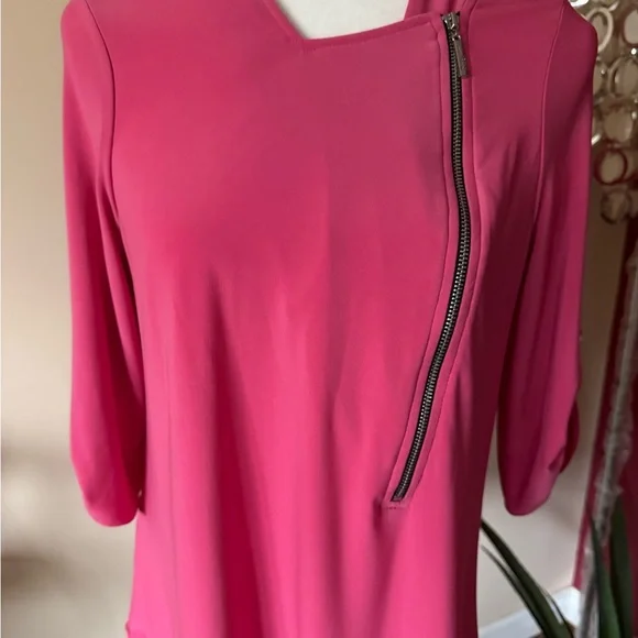 NWT BEAUTIFUL JOSEPH RIBKOFF PINK TUNIK TOP, size 8 - Picture 3 of 8